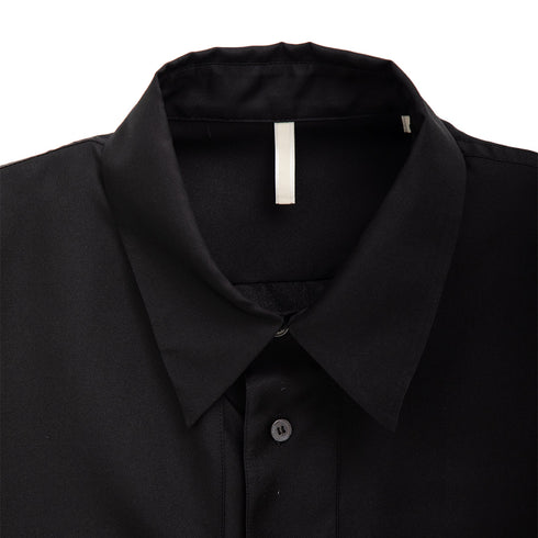 Hello Sunflower Silk Shirt Black 999 4133 Degli Uberti